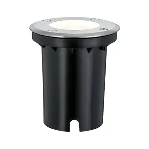 Outdoor floor light Paulmann 939.92 with GU10 LED 10 W, stainless steel, metal housing, 230 V, 108×124 mm