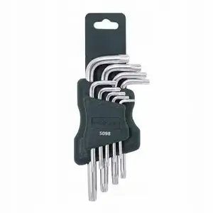 Torx bit set Rockforce RF-5098, T10–T50 range, 9 pieces