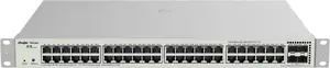 Управляемый коммутатор RUIJIE RG‑NBS3100‑48GT4SFP‑P‑V2 — 52 порта: 48x Gigabit PoE (370W), 4x SFP, L2, монтаж в стойку