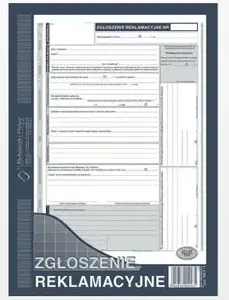 Complaint Form Pad A4 Michalczyk & Prokop 39 Sheets (601-1)