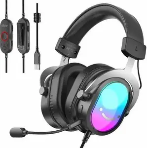 Pār-ausu studijas austiņas Fifine H16 7.1 Black RGB