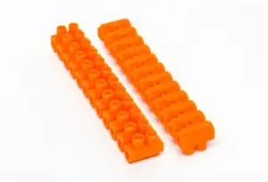 Terminal strip (12×4 mm²) 250V orange — Plastrol W-97751