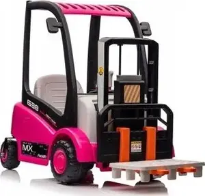 Электрический детский погрузчик Lean Cars XMX638 — на аккумуляторе, розовый