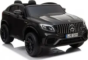 Electric ride-on car LEAN Sport Mercedes GLC 63S, battery-powered children's vehicle, model 4128, black lacquer finish