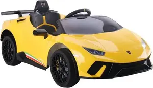 Детский электрический автомобиль на аккумуляторе LEAN Sport Lamborghini Huracan, модель 6574, жёлтый