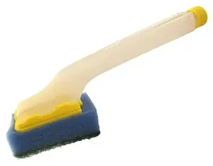 Kitchen scrubber with handle and liquid dispenser Lumarko Szlem Jędruś