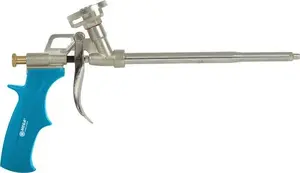 Foam Gun MEGA 18018 for Expanding Foam — Manual Applicator for PU Foam Cartridges