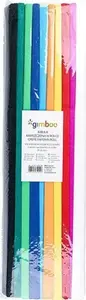 Crepe Paper Roll Gimboo, 50 × 200 cm, pack of 10, mixed colors