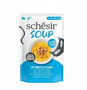 Wet cat food sachet Whiskas tuna with squid 40 g — single-serve wet cat food