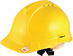 Protective Safety Helmet Dedra BH1091 — red, industrial head protection