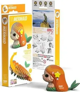 3D Puzzle Fat Brain Toys Syrenka Eugy — eco-friendly small collectible figure