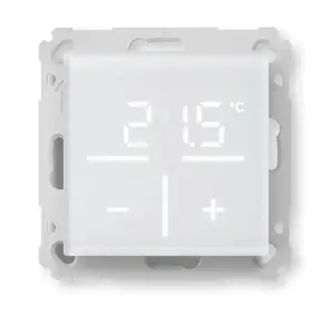 Настенный стеклянный термостат Homematic IP модель 161458A0 — цифровой, белый, 230 В, IP20