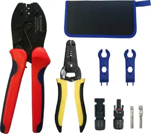 Solar tool kit No name MC4 PV E6108 — connector and crimping tools for photovoltaic cables