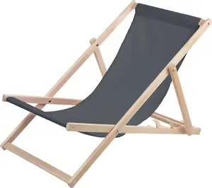Koka atpūtas krēsls PLATINET CEN-87172, pelēks, salikts