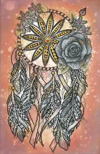 Diamond Dotz Catch Your Dreams — Diamond Painting Kit, Multicolour, 720×470 mm, Advanced