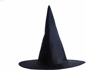 Witch/Wizard Hat PartyDeco Party Deco black, universal size, 1 piece