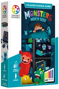 Настольная головоломка (коробочная) Iuvi SmartGames Monsters Hide & Seek — 6–99 лет, портативная логическая игра
