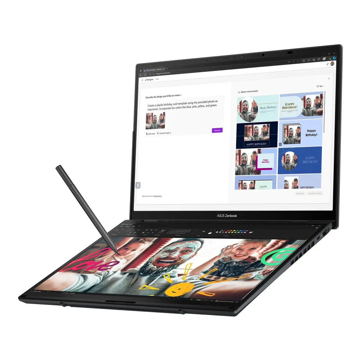 Asus Zenbook Duo UX8406CA-QL287W 14" OLED Photo 2