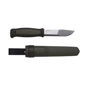 Medību nazis Morakniv Kansbol Drop Point — asmens 10,9 cm, kopējais garums 25 cm, biezums 2,5 mm, abpusējas maksts