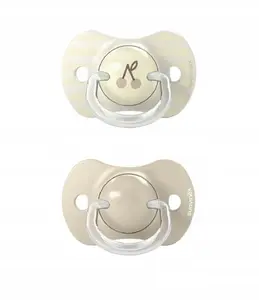 Pacifier Suavinex SX PRO physiological 18M beige 2 pcs – bird motif