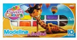 Modeling Clay Blocks KOMA-PLAST 10 Colors — set of 10 colored modeling clay cubes
