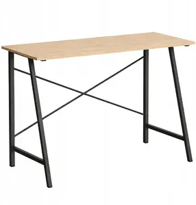 Rakstāmgalds GoTel C5B 100×46 cm, gaiši brūna apdare, kompakts taisnstūra darba galds