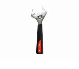 Adjustable Wrench flat wide-range, LOGO-Tools 3.708L (adjustable jaw, flat profile)