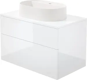 Тумба под раковину с гранитной умывальником 55x35 см, deante SD6B8SAU6B