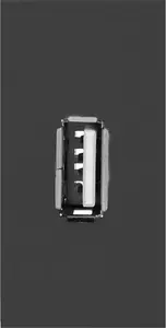 Modular USB Data Outlet ORNO NOEN OR-GM-9010/B/USBDATA 22.5x45 mm USB 2.0, pinned, black