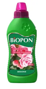 Liquid fertilizer BIOPON for pelargoniums (geraniums) 0.5 L — B1019
