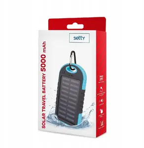 TelForceOne Power bank Setty 5000 mAh солнечная зарядка Photo 1