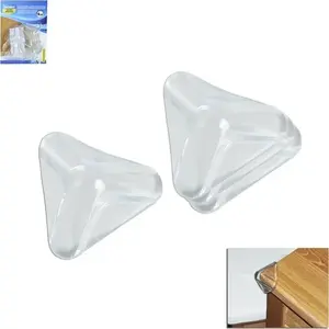Furniture Corner Protectors ORION universal set of 4 — soft corner guards for tables and cabinets