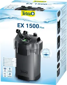 Внешний аквариумный фильтр Tetra EX 1500 Plus для 300–600 л, многоступенчатая фильтрация, регулировка потока