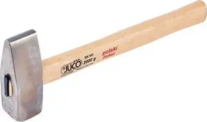 JUCO masonry hammer M4117 with wooden handle, 5 kg head weight