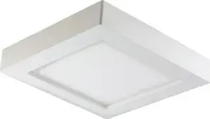 Griestu downlight ORNO LETI LED 24W kvadrātveida virsmas 1900 lm 3000K balts ar iebūvētu barošanas bloku