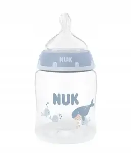 Детская бутылочка Nuk из полипропилена 150 мл с силиконовой соской, модель 10215415