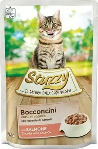 Влажный корм для кошек STUZZY KOT пауч 85 г, кусочки лосося