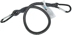 Bungee cargo strap with carabiners GEKO 10 mm x 60 cm (60/120) — elastic tie-down for luggage