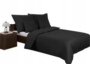 Single-color Curtain Set Multitex Poś.sat.jednobar.KG (220x200, 1.70x80, 2 pieces)