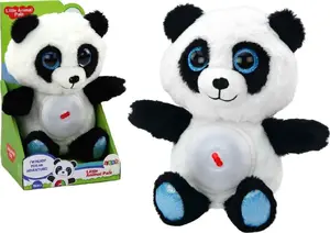 Soft Plush Sleep Toy LEANToys Miś Panda 30 cm — Night Light, Lullabies, Soothing Toy