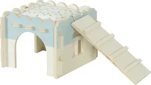 Wooden Pet House ZOLUX COSY for Guinea Pig / Degu, 9 mm Plywood