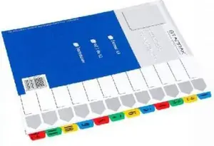 Cardboard Index Dividers STARPAK A4 numeric 1–12, pack for A4 documents