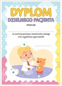 Educational Play Certificates A5 for Children LearnHow — 'Brave Patient' Set, 10 Sheets