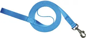 Training Leash Tape 5 m Blue, Chaba — 5-meter flat training lead for dogs