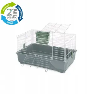 Cage for rodents and rabbits IMAC iMac Easy 80, gray, 80 x 48.5 x 42 cm