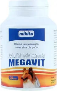 MIKITA Multivitamīni MEGAVIT suņiem, 50 tabletes