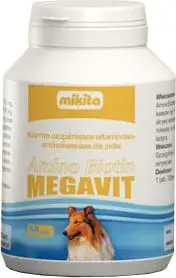 MIKITA Amino-Biotīns (Megavit) 400 tabletes — uztura bagātinātājs ar biotīnu un aminoskābēm