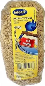 MEGAN grauzdēti zemesrieksti 400 g — MEGAN 400g ORZECHY ZIEMNE D/PTAKÓW