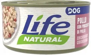 Konservēts suņu barība Life Pet Care LIFE DOG 90 g — vistas ar vistas šķiņķi