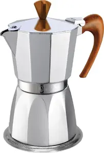 Moka pot g.a.t. Magnifica (3-cup) – stovetop espresso maker, 3-tasse capacity